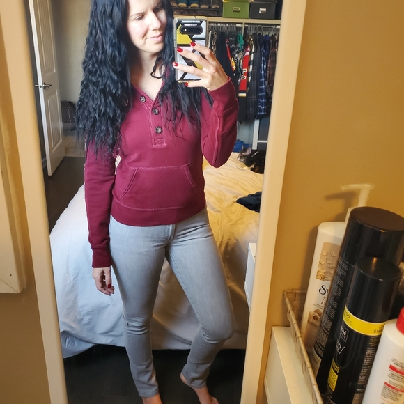 Hollister Henley style Hoody - Picture 3 of 3